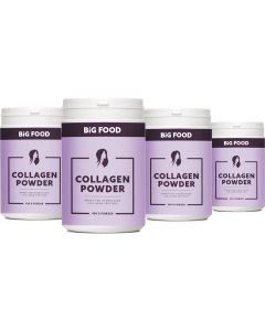 Big Food - Premium Gehydroliseerd Collageen - 4x400g - 3+1 GRATIS