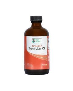 Green Pasture - Blue Ice™ Gefermenteerde rog lever olie - Sinaasappel – 180ml 