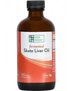 Green Pasture - Gefermenteerde rog lever olie - Sinaasappel – 180ml - AANBIEDING