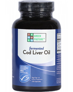 Green Pasture - Fermented Cod Liver Oil - 120 Capsules