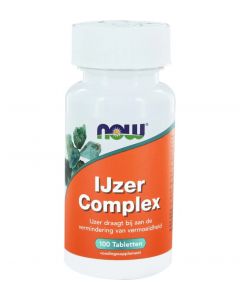 Now Foods - IJzer Complex - 100 tabletten