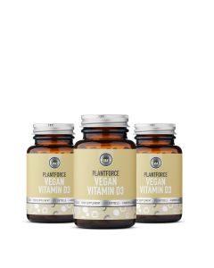 Plantforce vegan vitamin D3 bundle deal 3 jars with discount