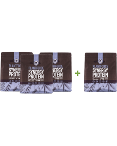 Plantforce - Synergy Proteïne Chocolade - 800 g - 3+1 gratis