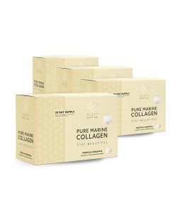 Plent - Viscollageen Tropical Pineapple - 4 x 30 Sachets - 3+1 Gratis - Voordeelpakket Aanbieding