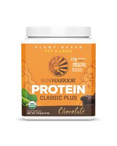 Sunwarrior - Classic Plus  Biologische Proteine - Chocolade - 375 g