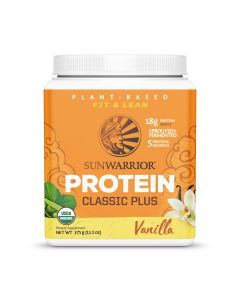 Sunwarrior - Classic Plus Biologische Proteine - Vanille - 375 g