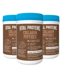 Vital Proteins - Runder Collageen Peptiden Cacaosmaak - 3 x 297 g