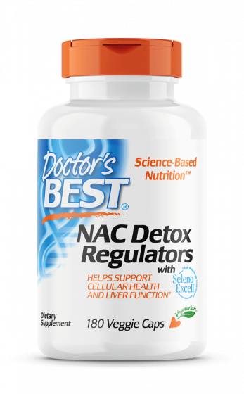 Doctor's Best - NAC Detox Regulators - 180 veggie caps