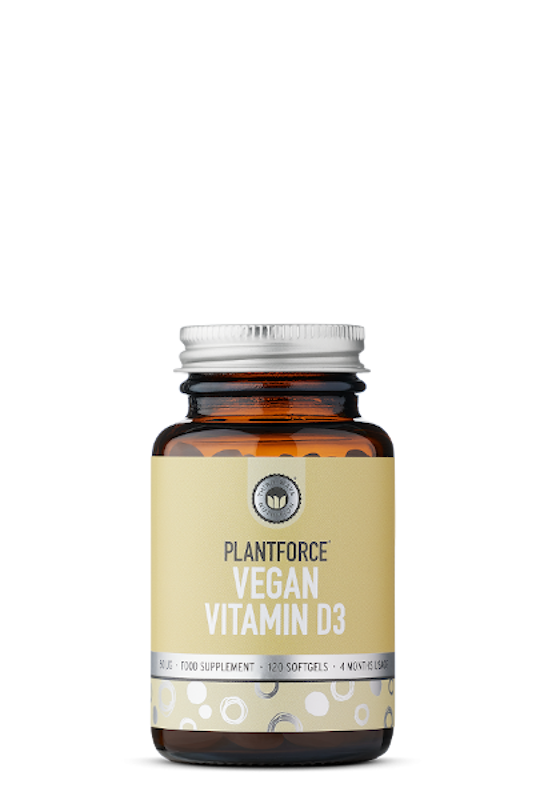 Plantforce Vegan Vitamine D3 120 Softgels (50 Μg)