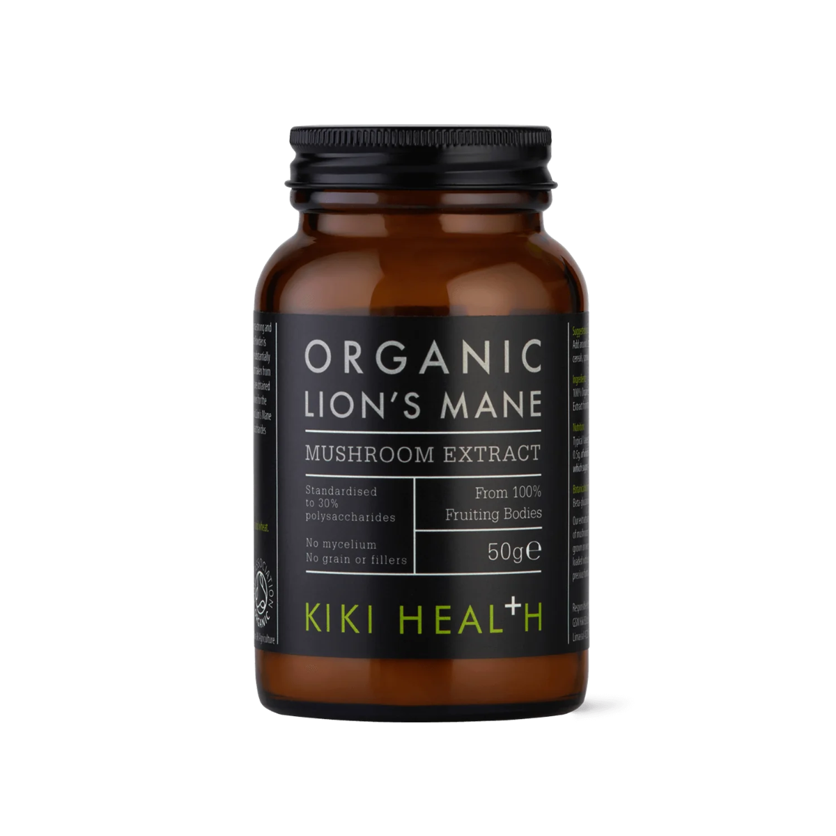 Kiki Health Organic Lion's Mane Extract 50 Gram