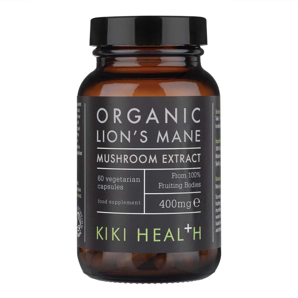 Kiki Health Lion's Mane's Extract Bio 60 Vegicaps