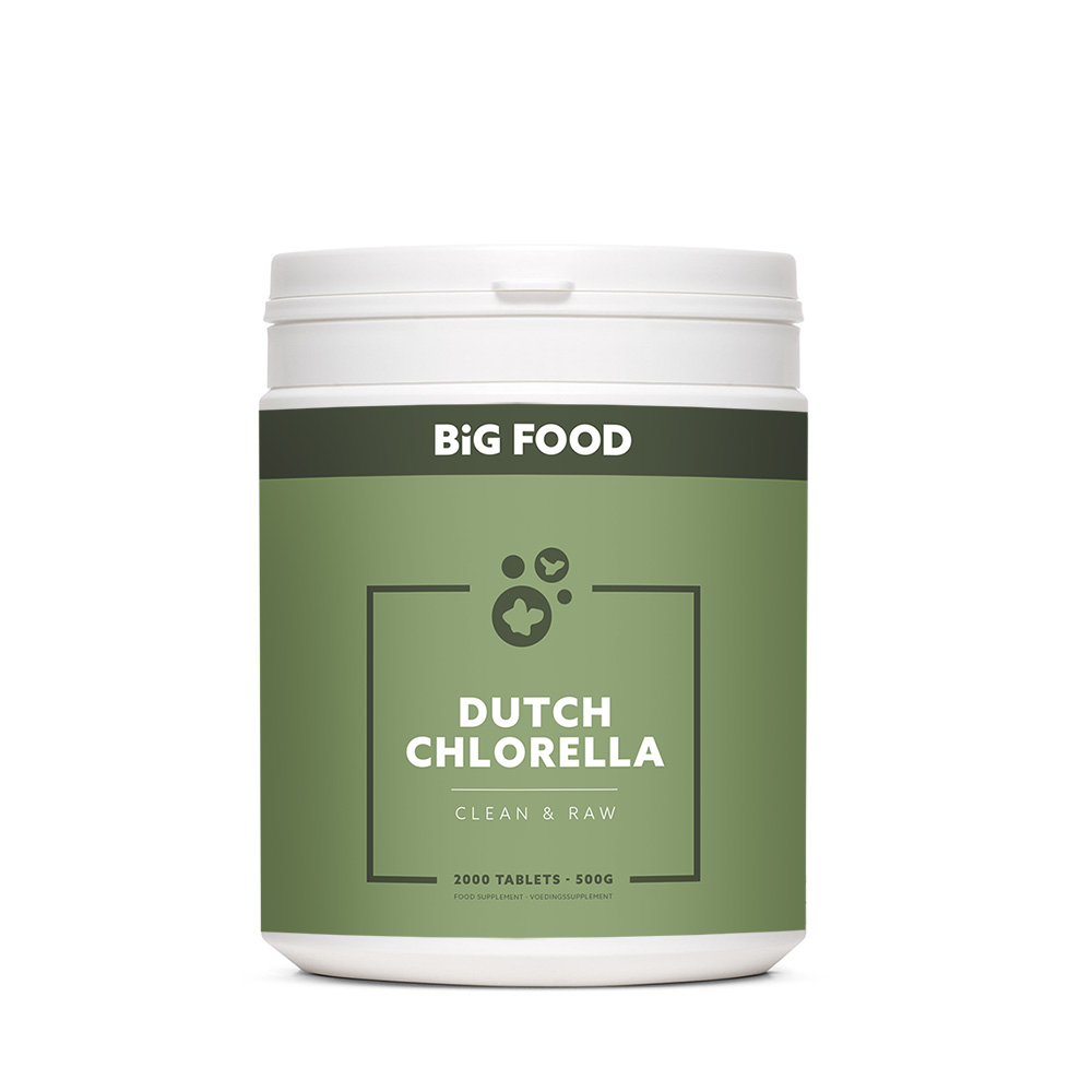 Big Food Nederlandse Chlorella 2000 Tabletten (500g) Tijdelijke Aanbieding Big Food