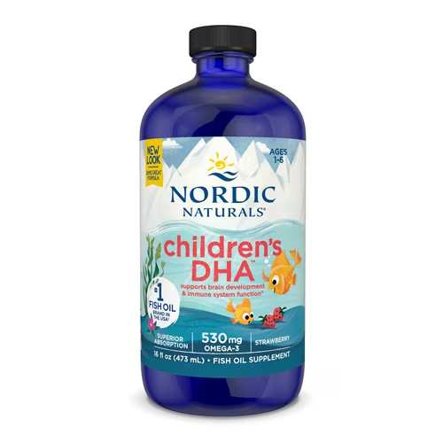 Nordic Naturals Kinderen Dha, 530mg Omega 3 Strawberry 473 Ml