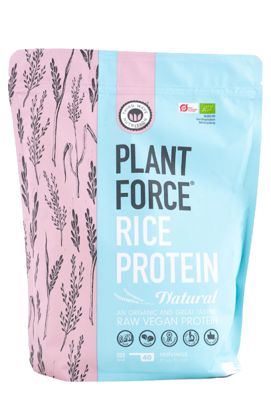 Plantforce Rijst Proteïne Bio Naturel 40 Porties (800g)