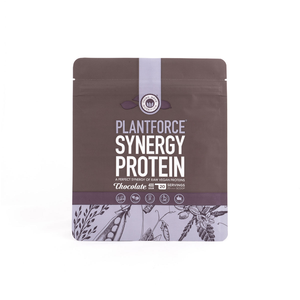 Plantforce - synergy proteïne chocolade - 400 g