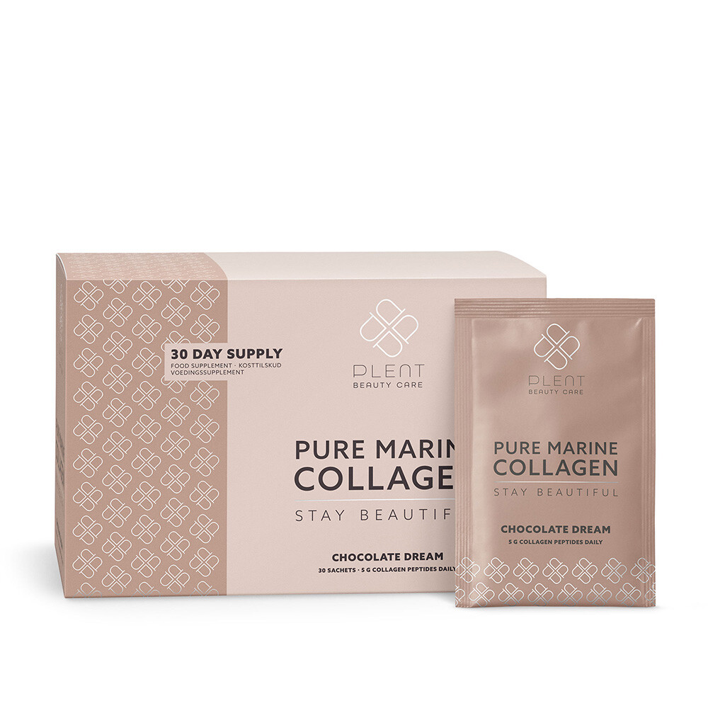 Pure Marine Collageen c Chocolate Dream 30 Sachets (30 Dagen) van Plent