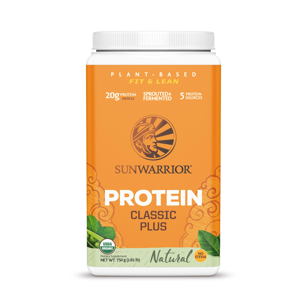 SunWarrior - Classic Plus Biologische Proteine - Naturel - 750 G