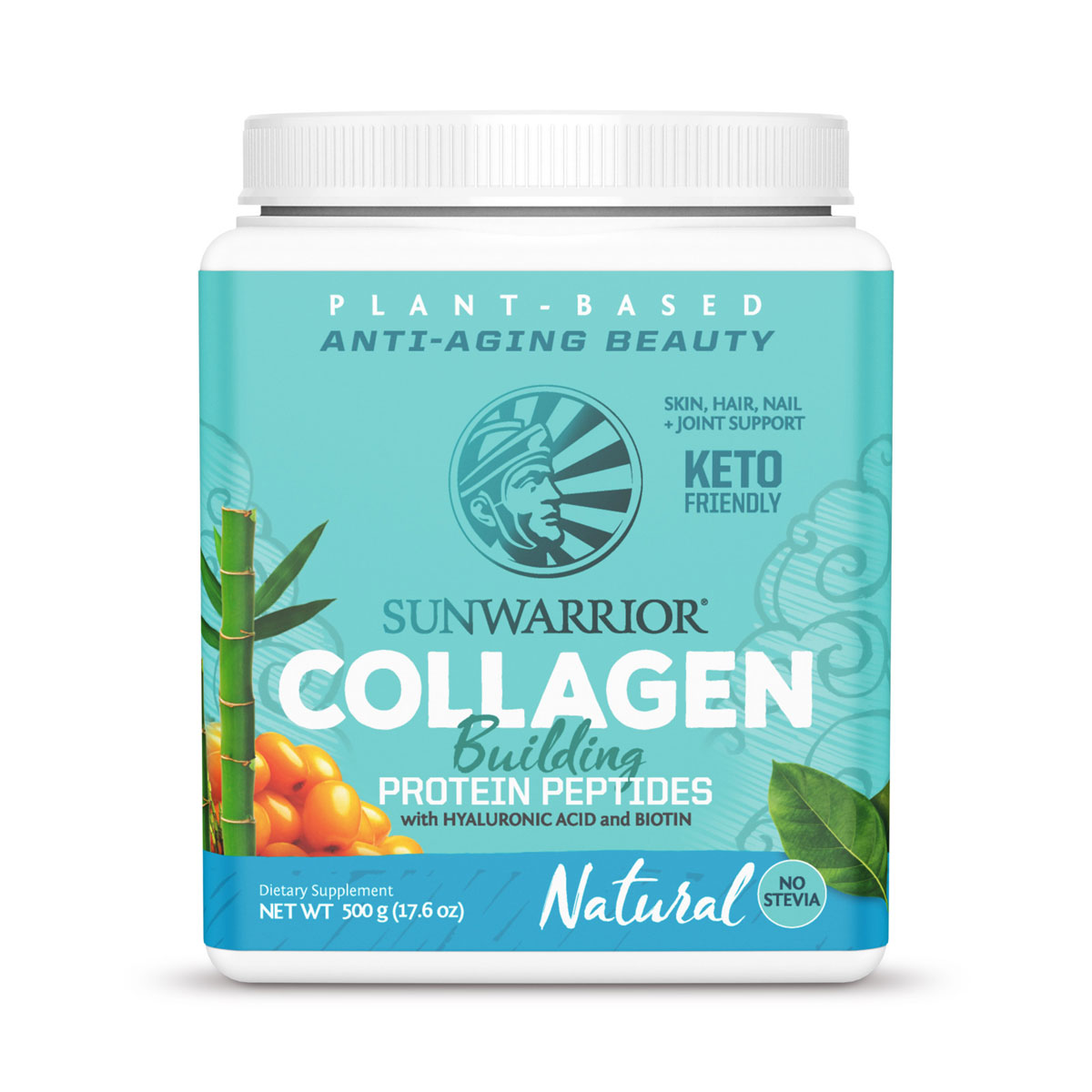 SunWarrior Collageen Building Protein Peptides Naturel 500 G