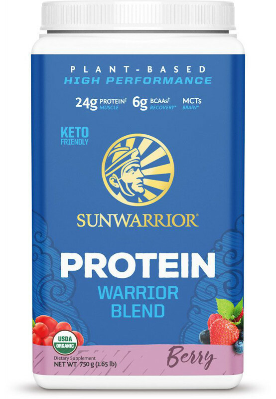 SunWarrior Warrior Blend Proteine Berry 750 G Biologisch