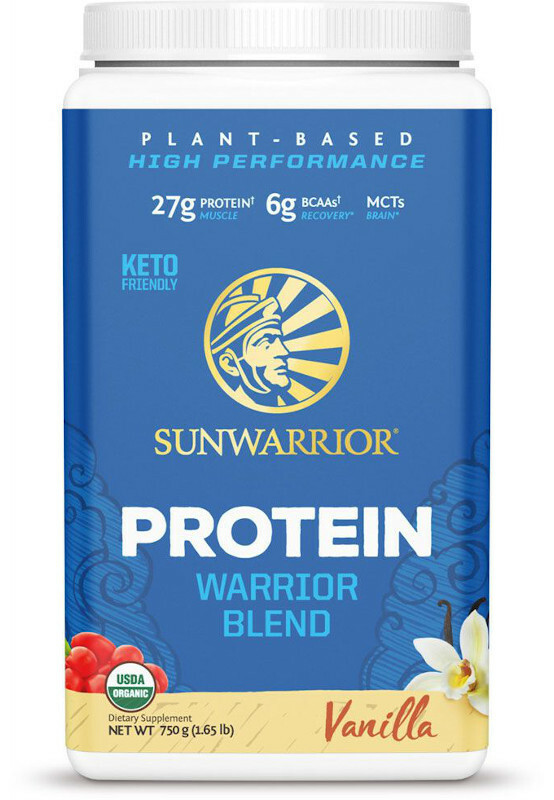 SunWarrior Warrior Blend Proteine Vanille 750 G Biologisch
