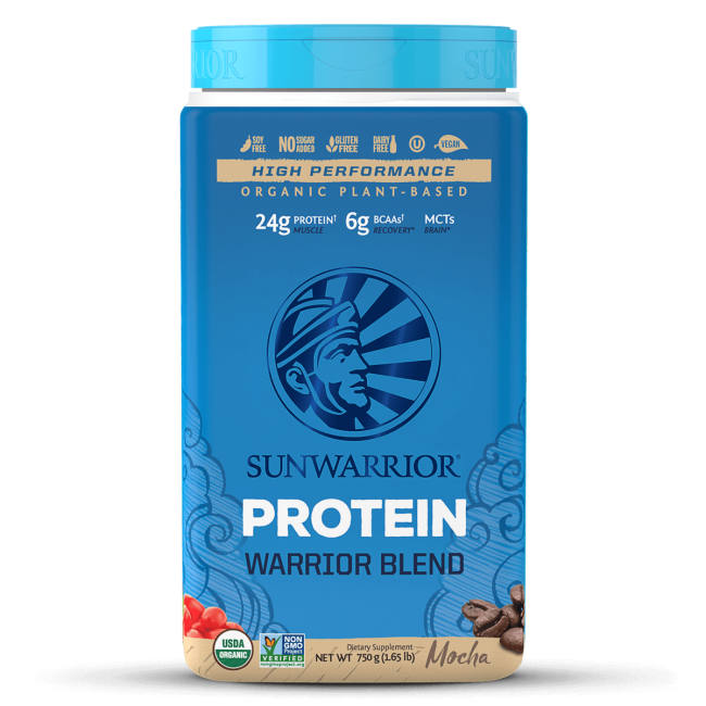 Sunwarrior Blend Proteine Mocca 750 Gram sunwarrior kopen in de aanbieding