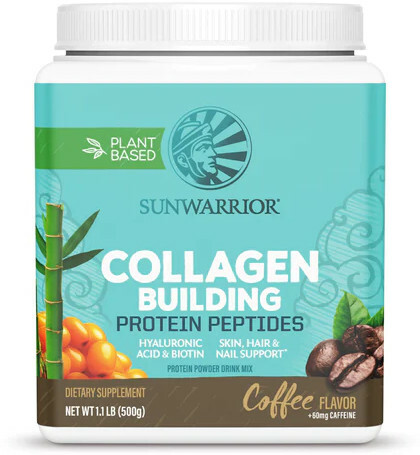 SunWarrior Collageen Building Protein Peptides Coffee ( cafeine) 500 G