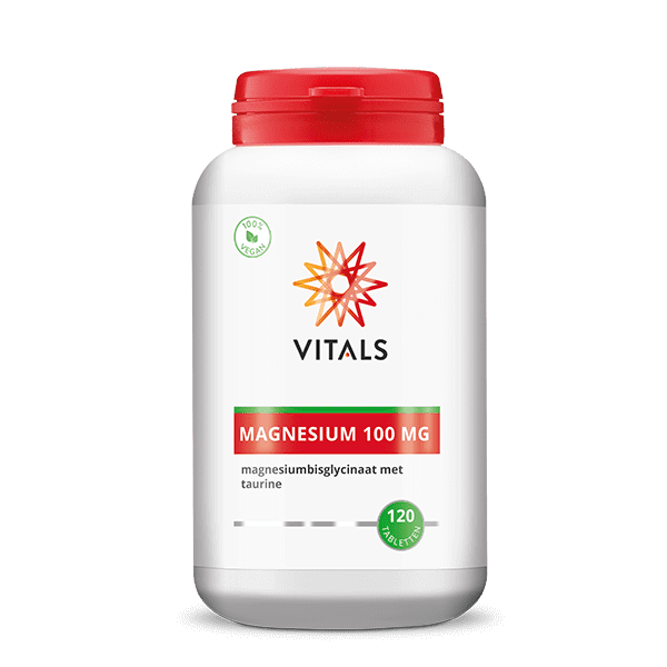 Vitals Magnesium (100mg) Met Taurine 120 Tabletten