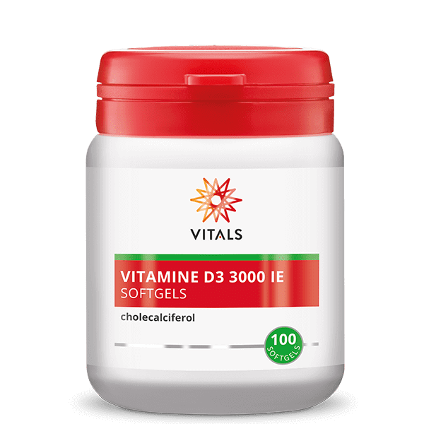 Vitals Vitamine D3 3000 Ie 100 Softgels