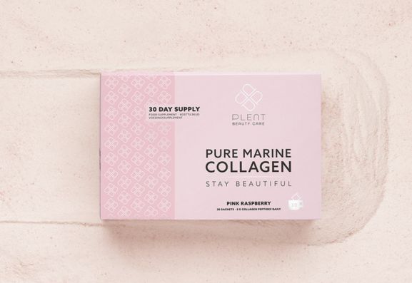 plent pure marine collageen +C viscollageen pink raspberry 30 sachets